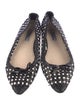 Prada Leather Patterned Flats