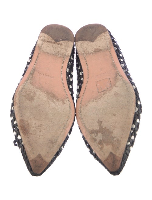Prada Leather Patterned Flats