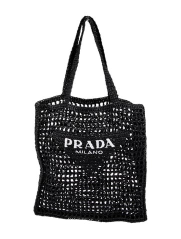 Prada Totes Raffia Grass Tote
