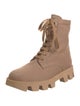 Prada Canvas Combat Boots