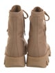 Prada Canvas Combat Boots