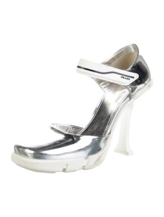 Prada Patent Leather Slingback Pumps