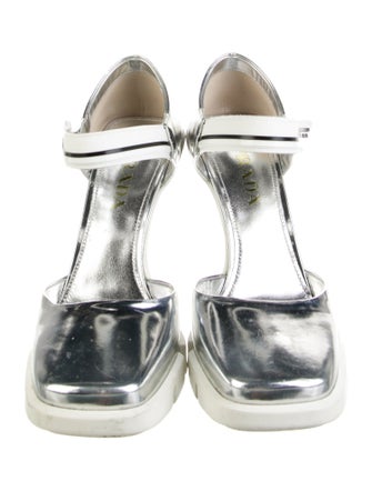 Prada Patent Leather Slingback Pumps