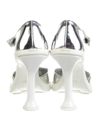Prada Patent Leather Slingback Pumps