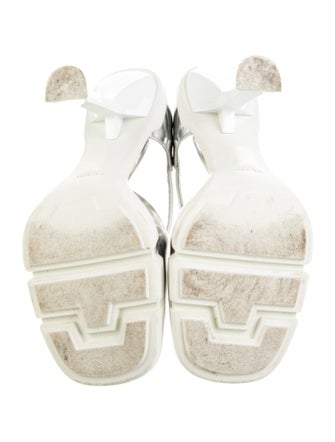 Prada Patent Leather Slingback Pumps