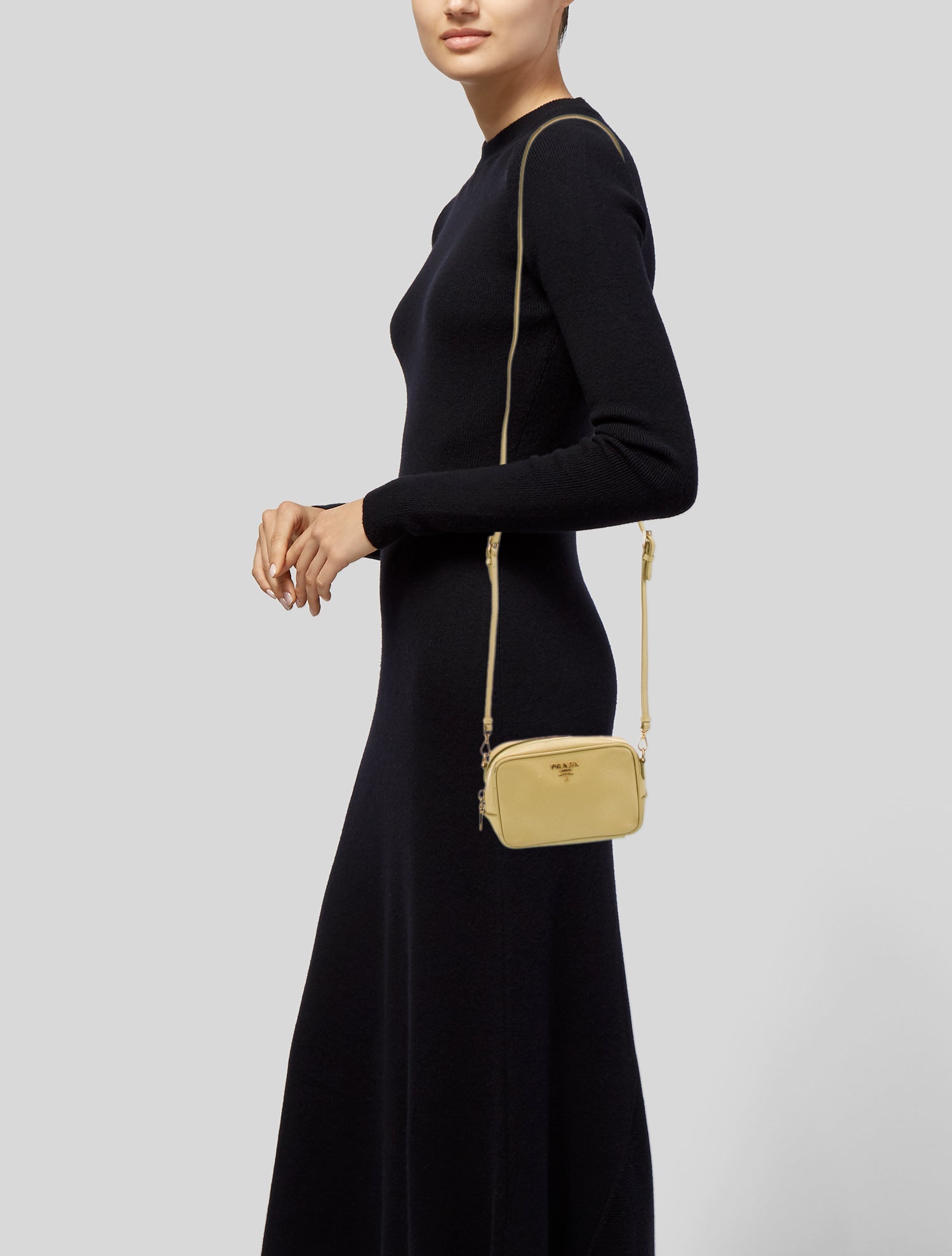 Prada Saffiano Lux Leather Crossbody Bag