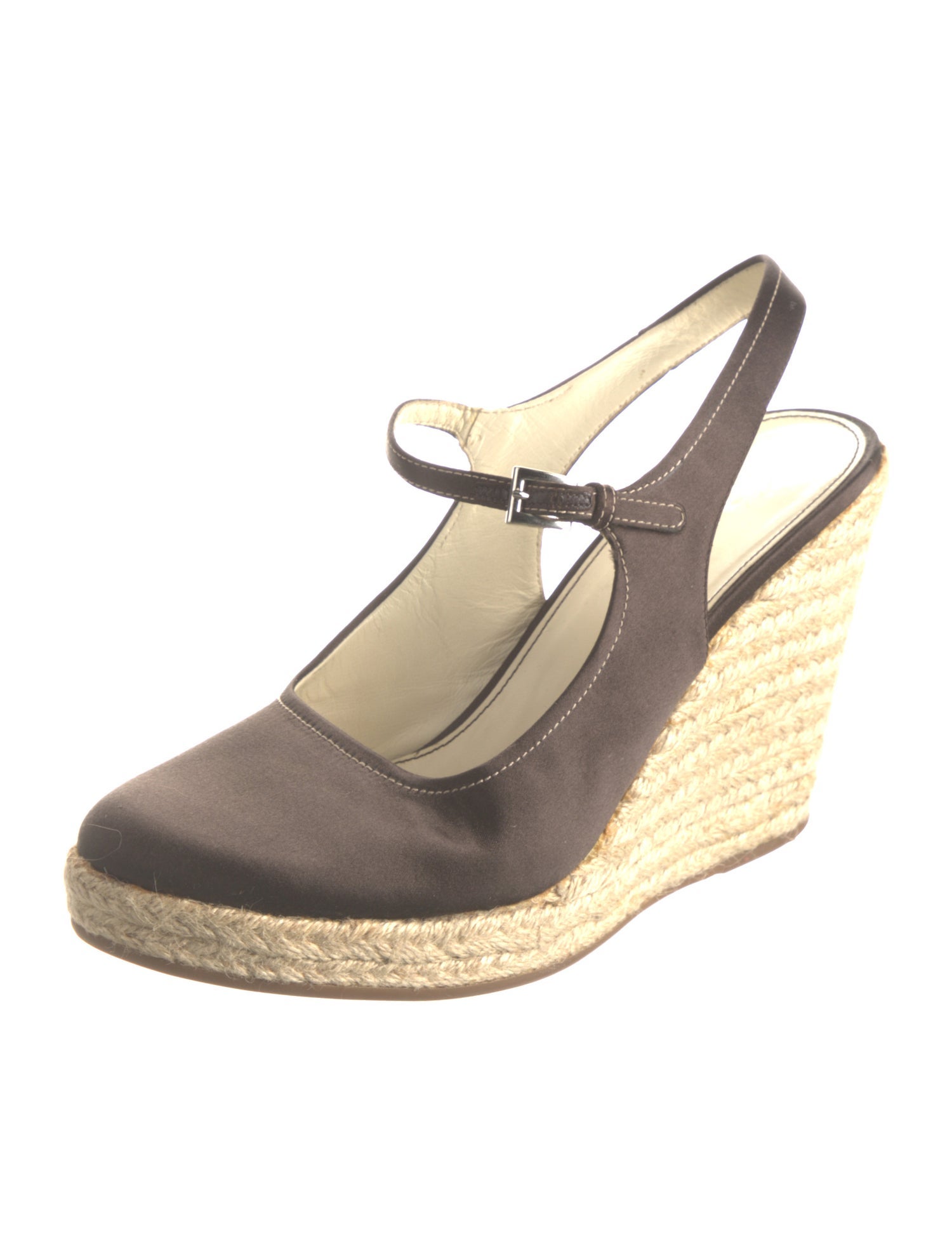 Prada Satin Espadrilles