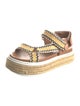Prada Leather Printed Espadrilles