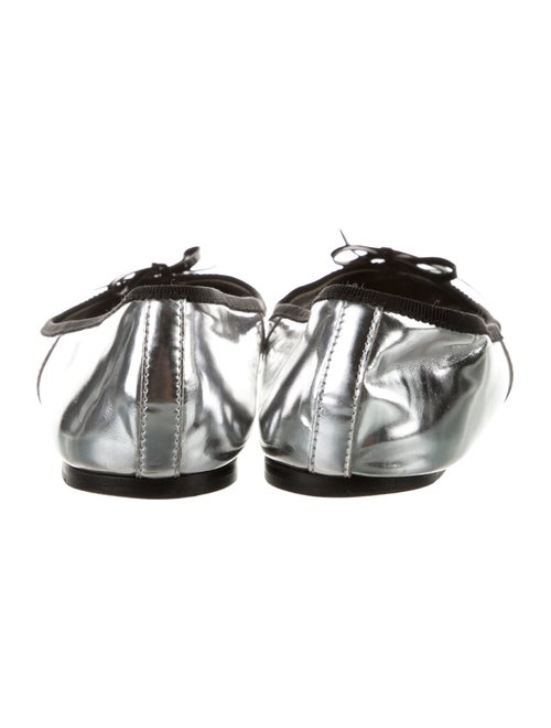 Prada Leather Colorblock Pattern Ballet Flats