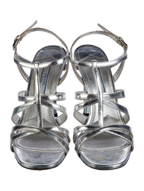 Prada Patent Leather Sandals