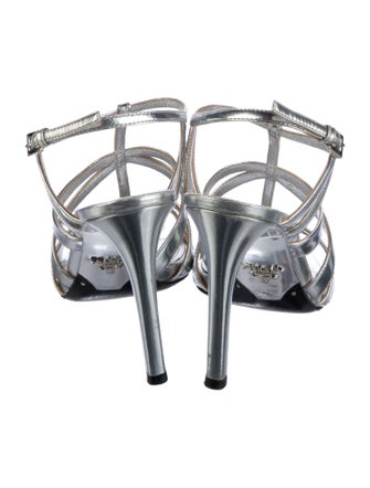 Prada Patent Leather Sandals