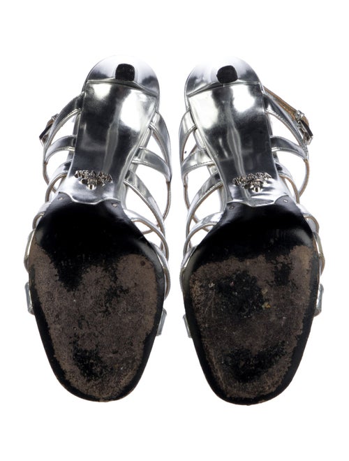 Prada Patent Leather Sandals