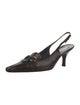 Prada Leather Slingback Pumps