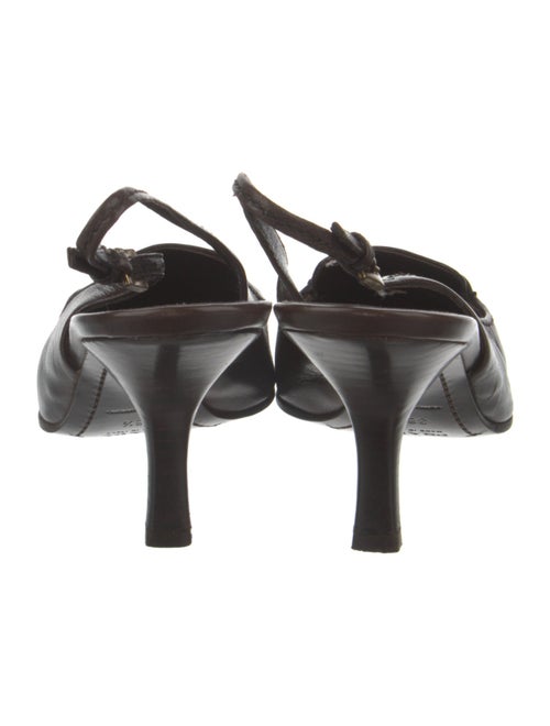 Prada Leather Slingback Pumps
