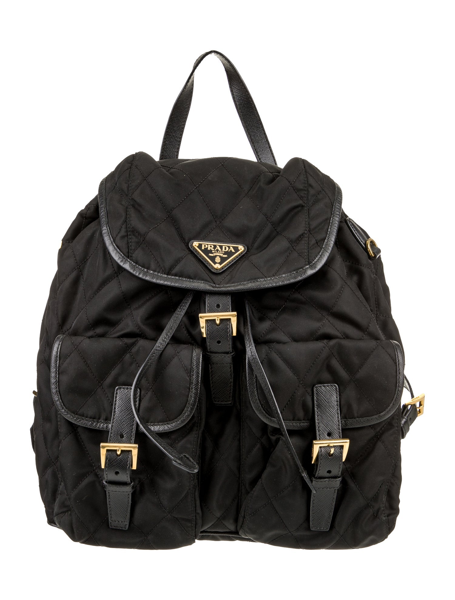 Prada Saffiano Leather Tessuto Quilted