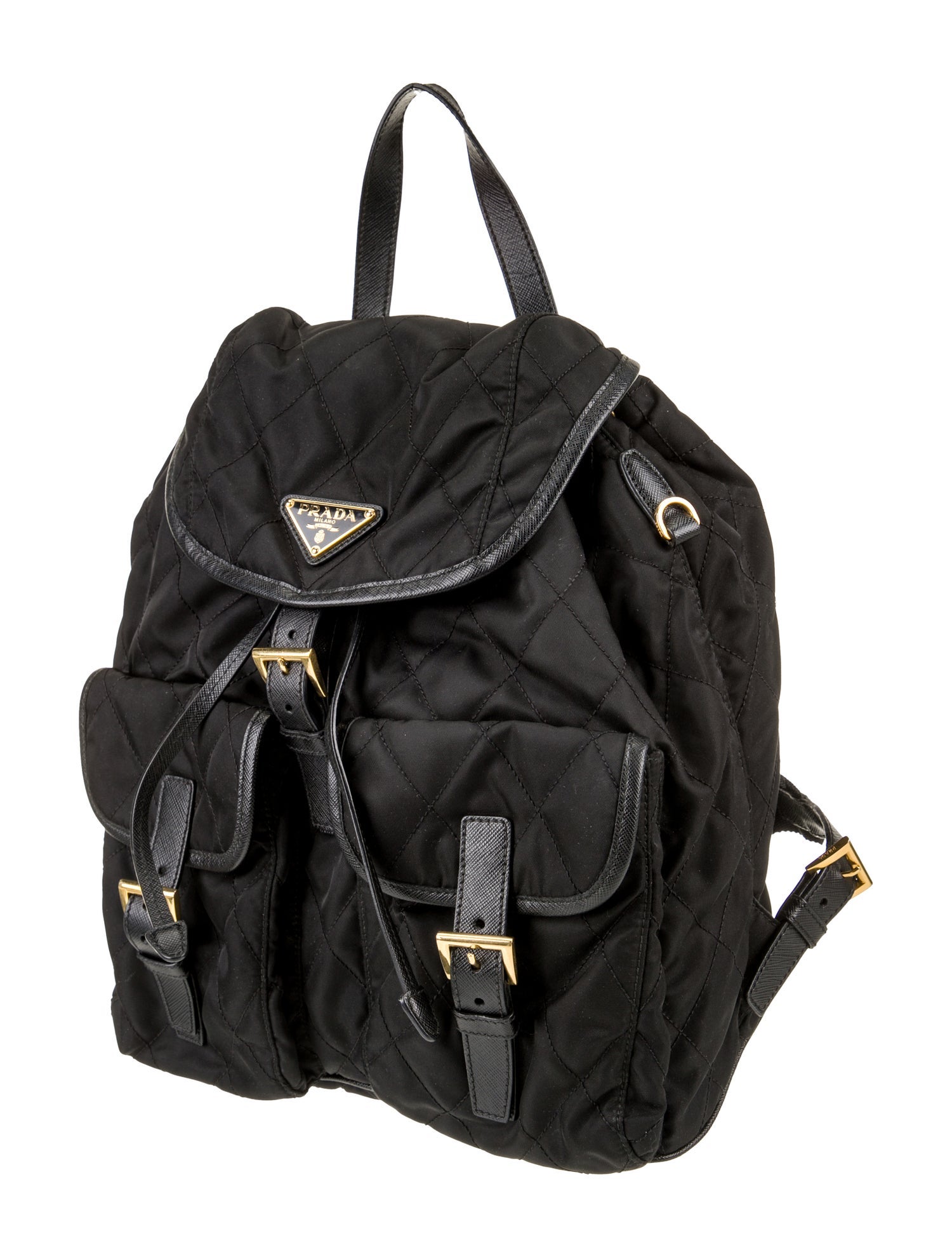 Prada Saffiano Leather Tessuto Quilted