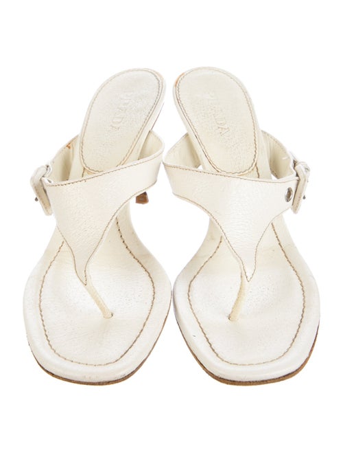 Prada Leather Slides