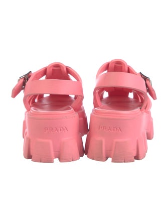 Prada Rubber Slingback Flats