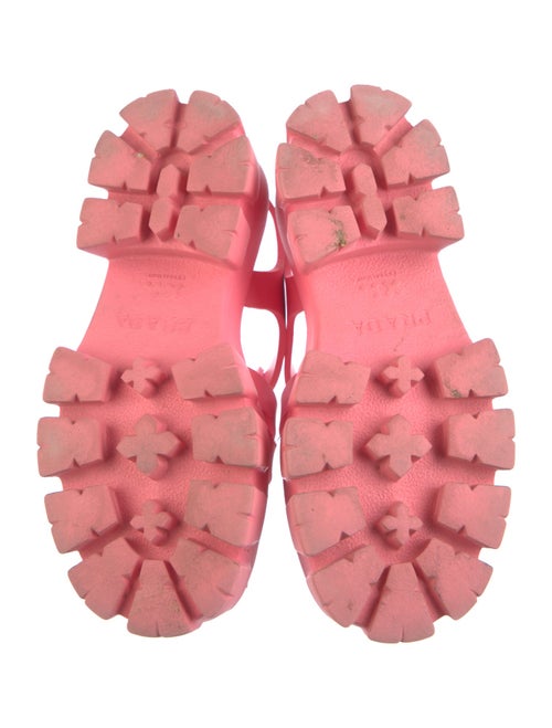 Prada Rubber Slingback Flats