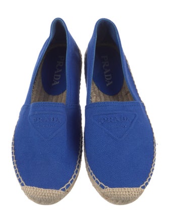 Prada Embroidered Accent Espadrilles