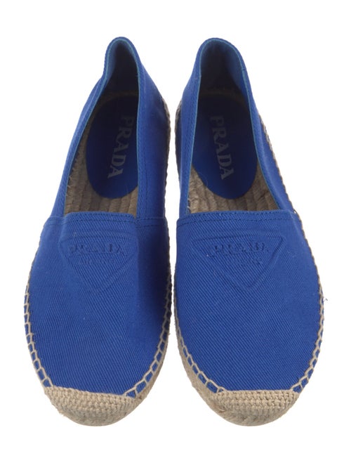 Prada Embroidered Accent Espadrilles