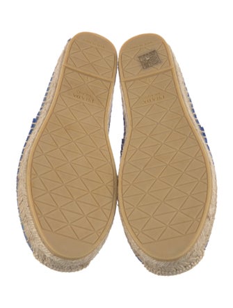 Prada Embroidered Accent Espadrilles
