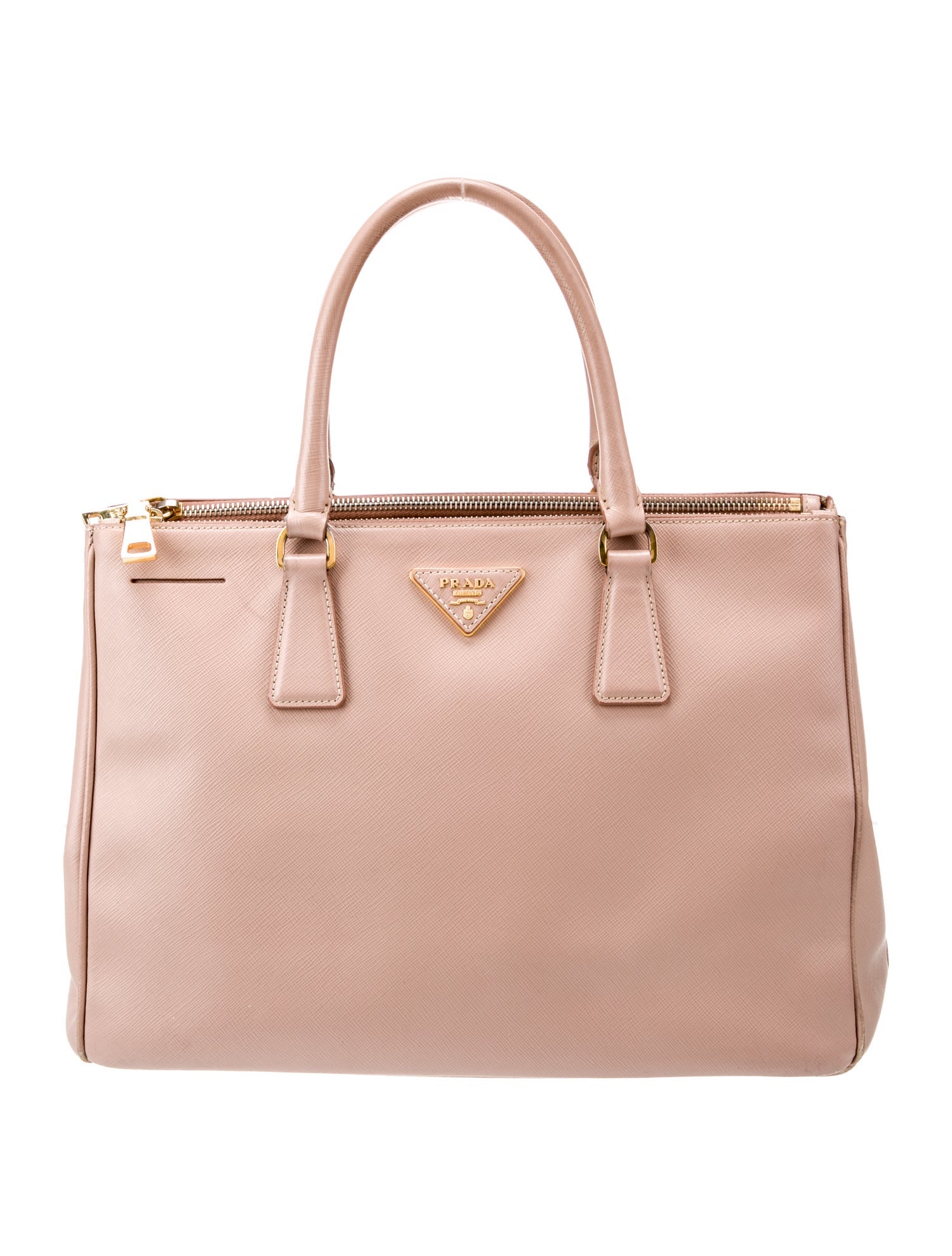 Prada Saffiano Leather Galleria Double Zip Large