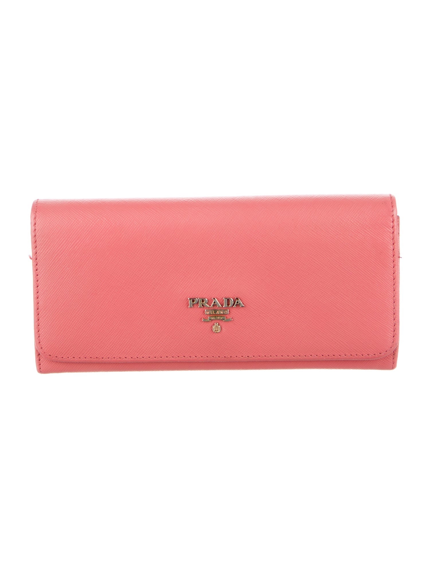 Prada Leather Continental Wallet