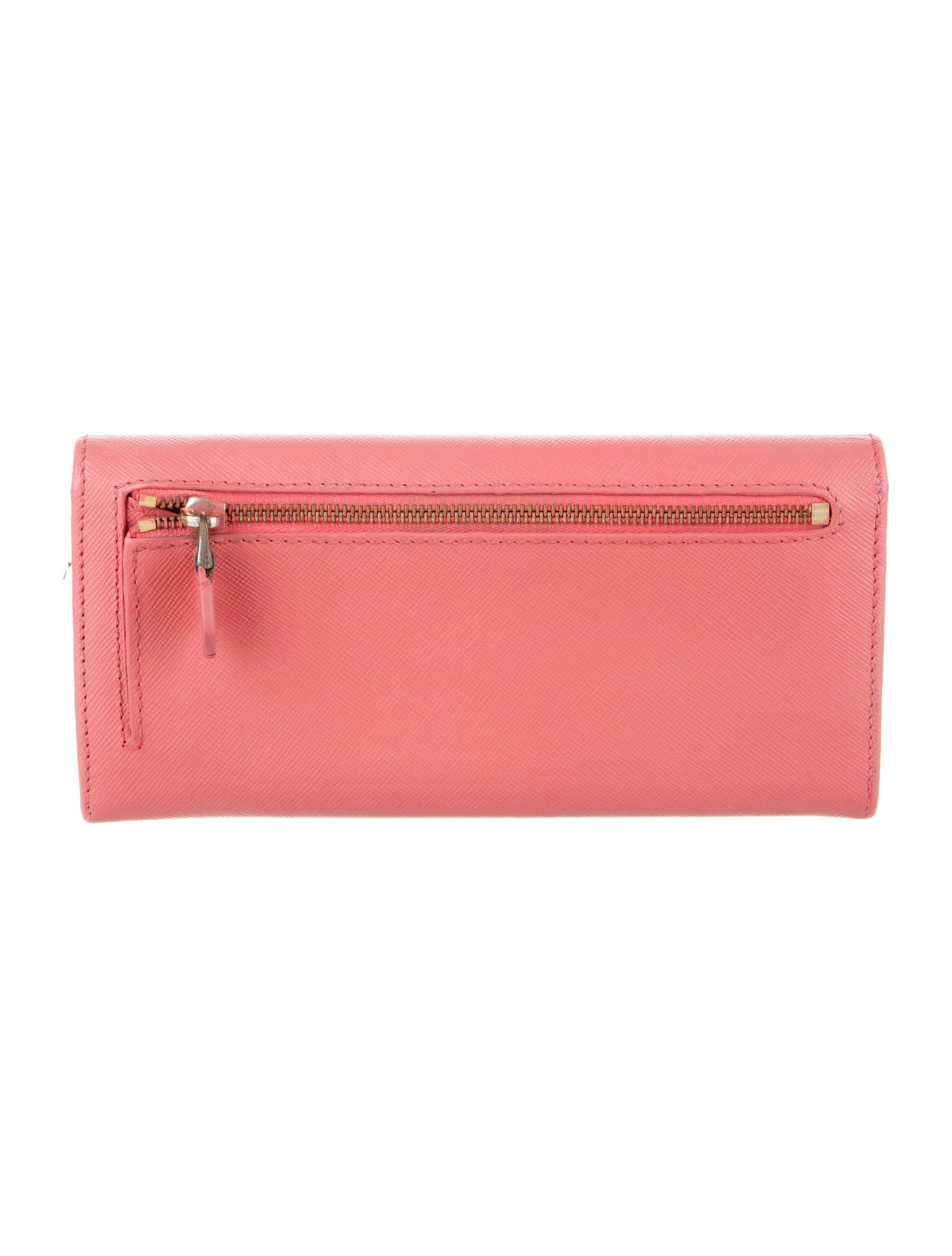 Prada Leather Continental Wallet