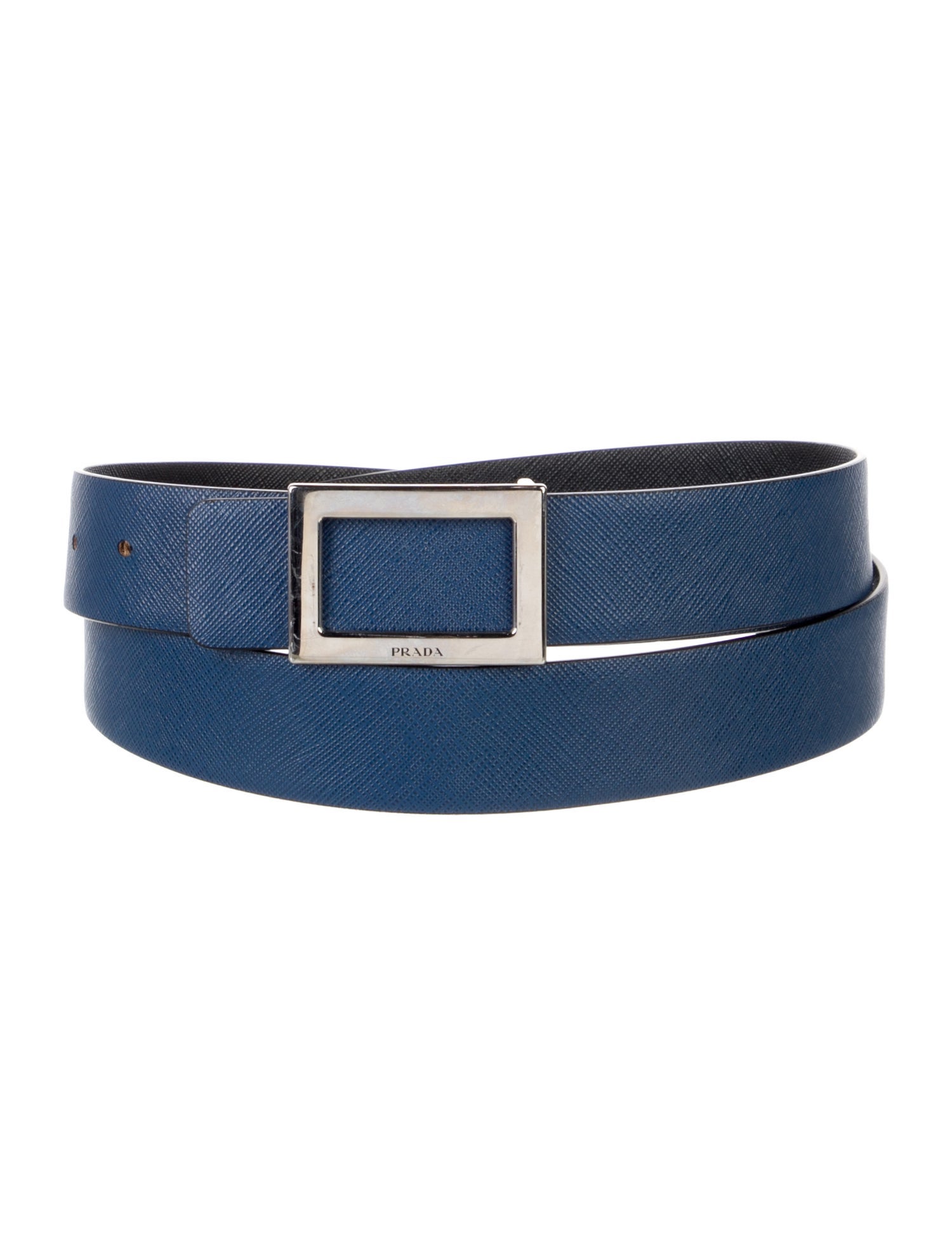 Prada Saffiano Leather Waist Belt