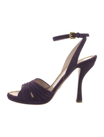Prada Suede Sandals