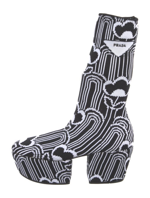 Prada Printed Sock Boots