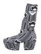 Prada Printed Sock Boots