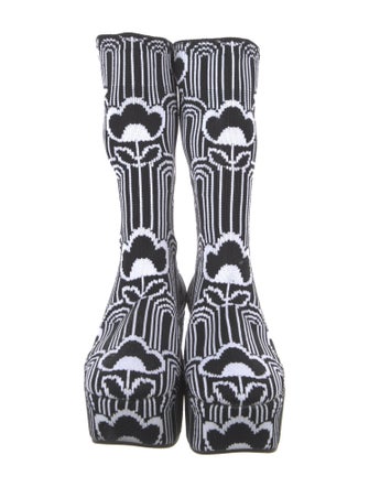 Prada Printed Sock Boots