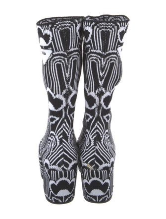 Prada Printed Sock Boots