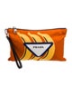 Prada Nylon Tessuto Banana Zip Pouch Small