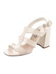 Prada Patent Leather Slingback Sandals