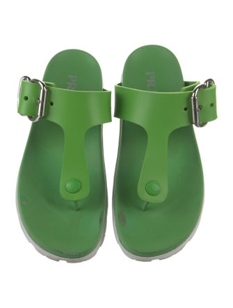 Prada Rubber Flip Flops