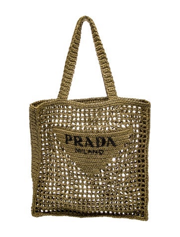 Prada Totes Raffia Grass Tote