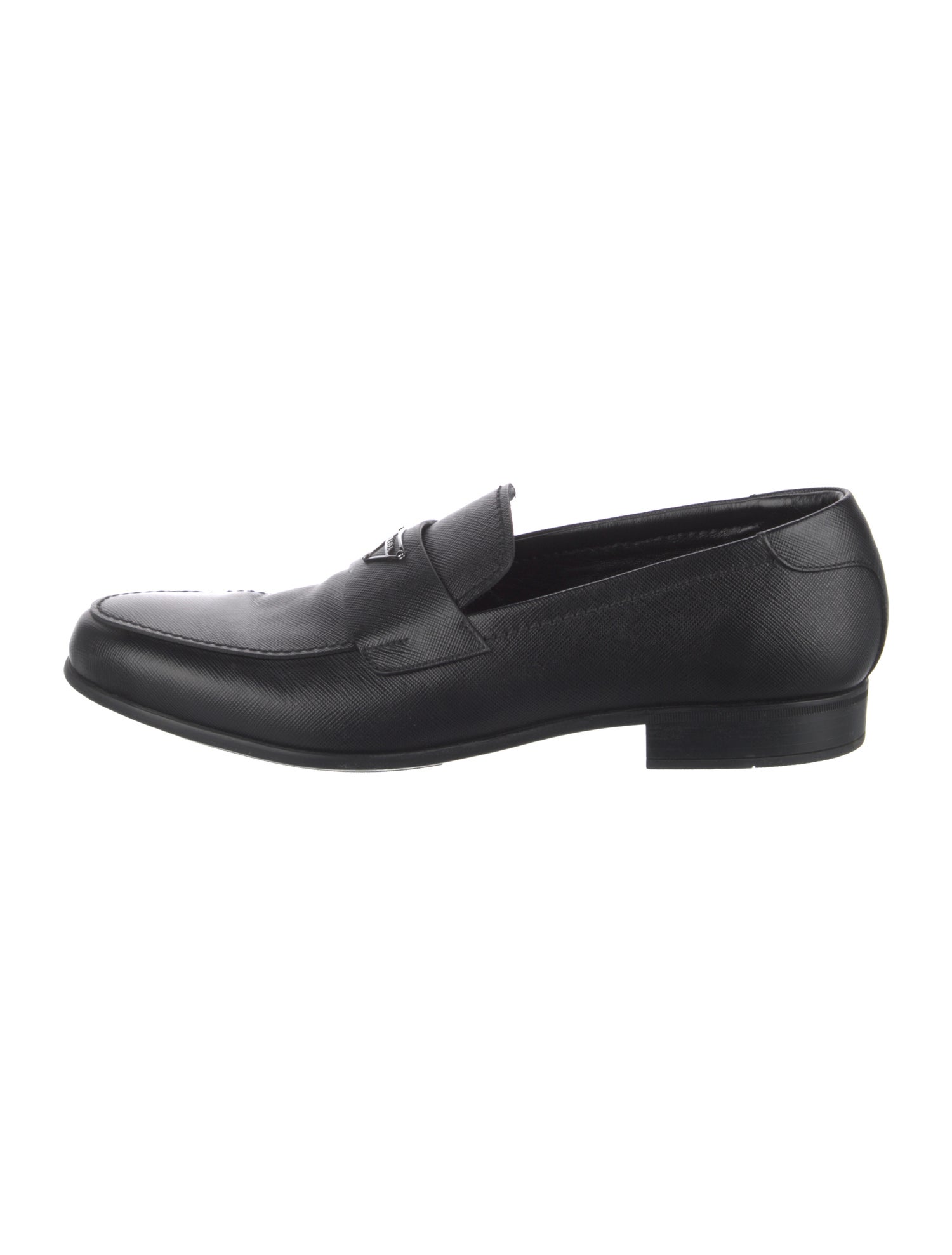 Prada Saffiano Leather Leather Loafers