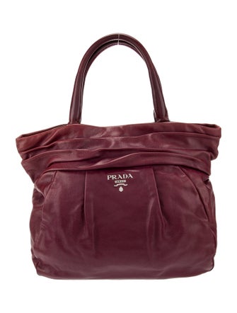 Prada Leather Top Handle Bag