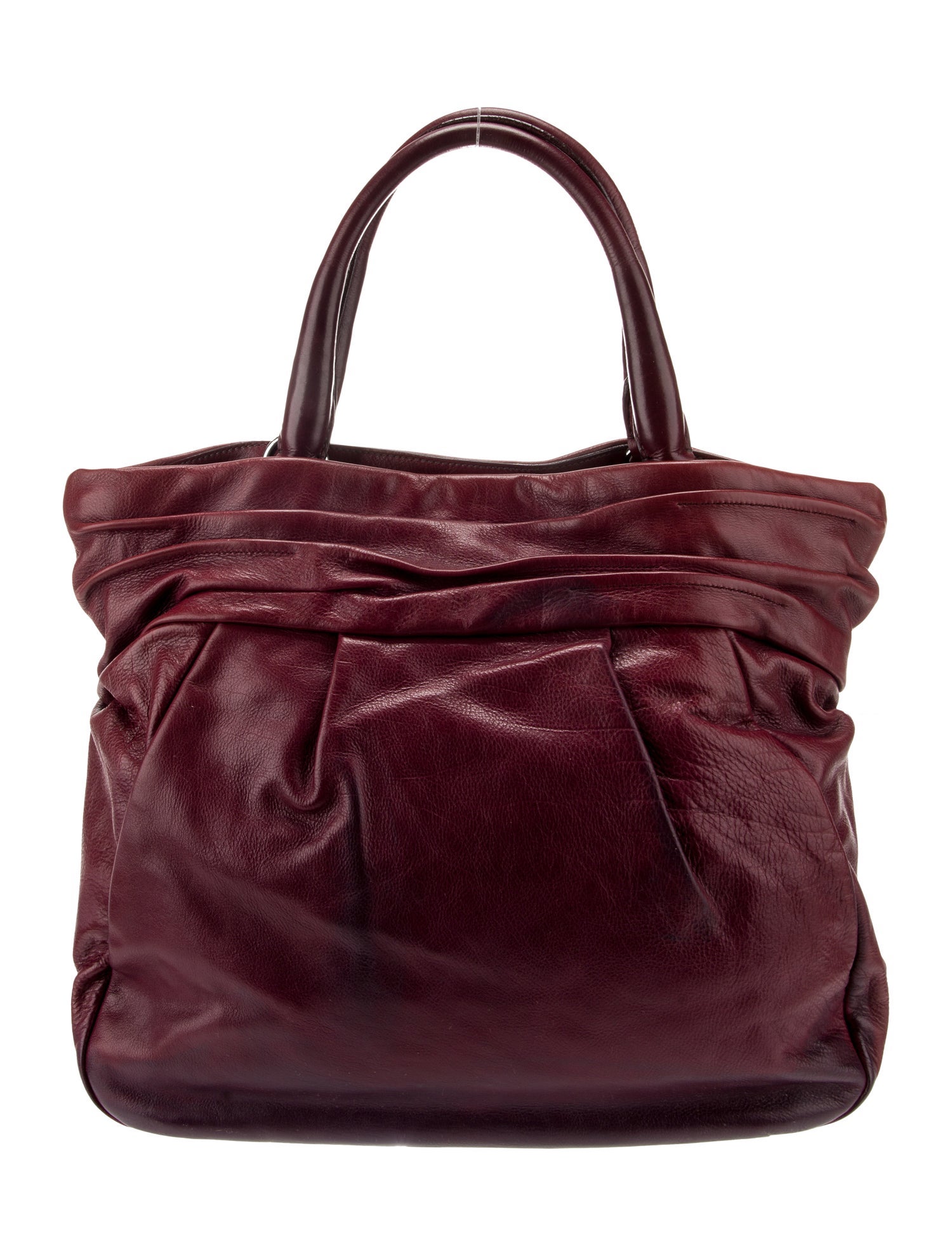 Prada Leather Top Handle Bag