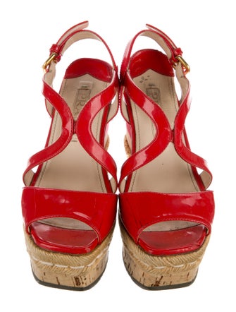 Prada Patent Leather Espadrilles