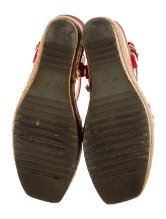 Prada Patent Leather Espadrilles