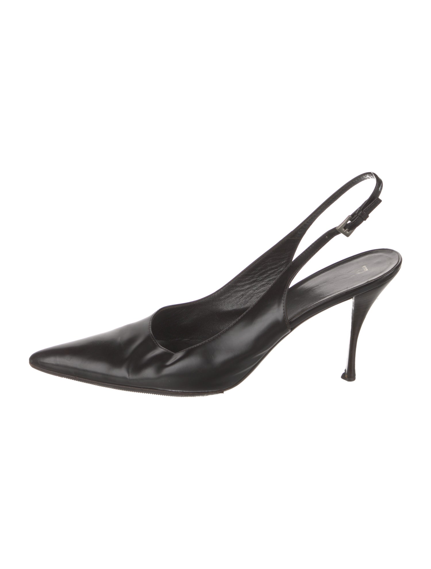 Prada Leather Slingback Pumps