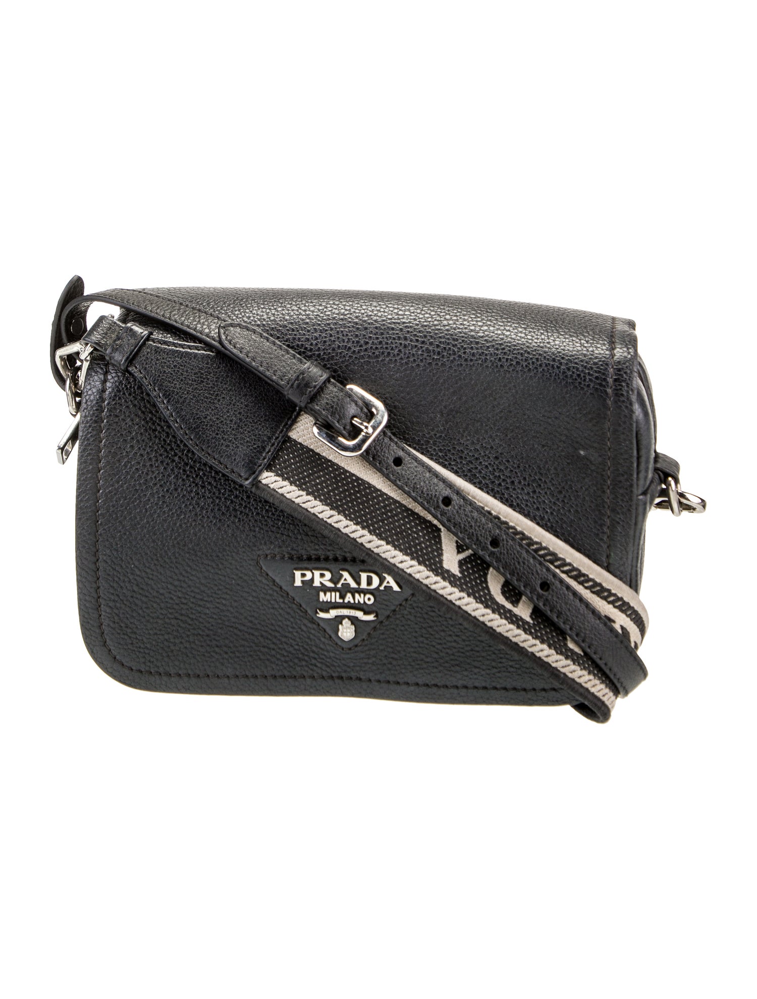 バッグ PRADA utility multi pocket shoulder bag Prada Tessuto Multi Pocket Shoulder Bag - Black Shoulder