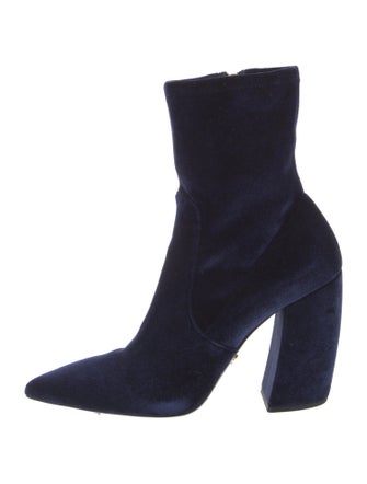 Prada Velvet Sock Boots