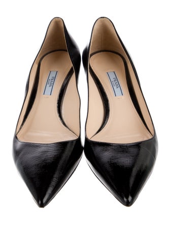 Prada Leather Bow Accents Sandals