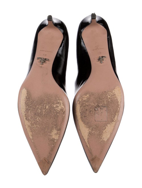 Prada Leather Bow Accents Sandals