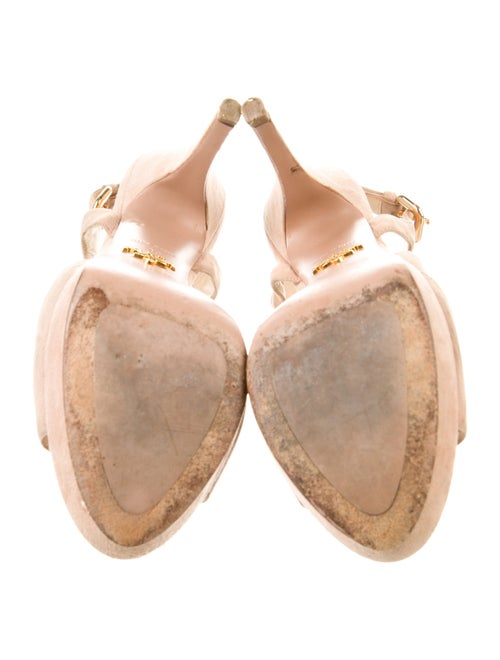 Prada Suede Slingback Sandals